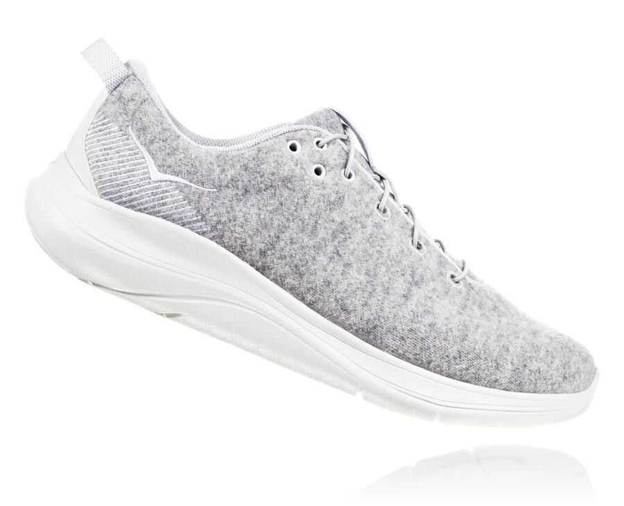 Hoka One One Tenisky Damske Siva - Hupana Flow Wool - 70254-NVLA